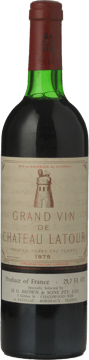 CHATEAU LATOUR 1er cru classe, Pauillac 1975 Bottle image number 0
