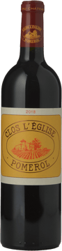 CLOS L'EGLISE, Pomerol 2018 Bottle image number 0