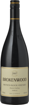 BROKENWOOD WINES Mistress Block Shiraz, Hunter Valley 2007 Bottle image number 0