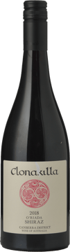 CLONAKILLA O'Riada Shiraz, Canberra District 2018 Bottle image number 0