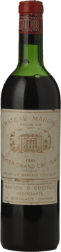 CHATEAU MARGAUX 1er cru classe, Margaux 1961 Bottle image number 0