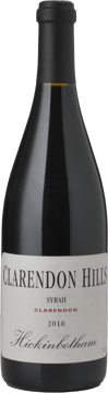CLARENDON HILLS Hickinbotham Vineyard Syrah, McLaren Vale 2010 Bottle image number 0