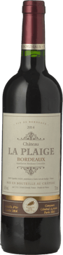 CHATEAU LA PLAIGE Rouge, Bordeaux 2014 Bottle image number 0