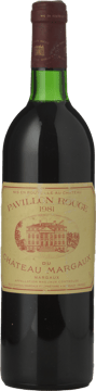 PAVILLON ROUGE DU CHATEAU MARGAUX Second wine of Chateau Margaux, Margaux 1981 Bottle image number 0