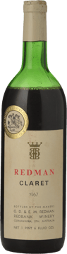 REDMAN Claret, Coonawarra 1967 Bottle image number 0
