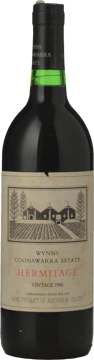WYNNS COONAWARRA ESTATE Hermitage (Shiraz), Coonawarra 1986 Bottle image number 0