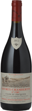 DOMAINE ARMAND ROUSSEAU Clos St Jacques 1er cru, Gevrey-Chambertin 2012 Bottle image number 0