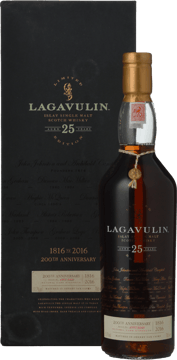 LAGAVULIN 200th Anniversary Limited Edition 25 Years Old 51.7% ABV, Islay NV 700ml image number 0