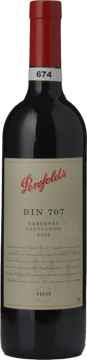 PENFOLDS Bin 707 Cabernet Sauvignon, South Australia 2002 Bottle image number 0