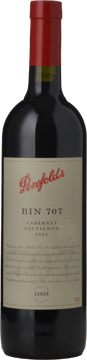PENFOLDS Bin 707 Cabernet Sauvignon, South Australia 2002 Bottle image number 0