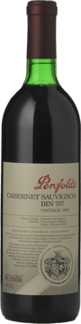 PENFOLDS Bin 707 Cabernet Sauvignon, South Australia 1990 Bottle image number 0