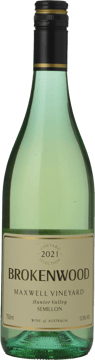 BROKENWOOD WINES Maxwell Vineyard Semillon, Hunter Valley 2021 Bottle image number 0