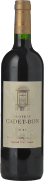 CHATEAU CADET-BON Grand cru classe, St-Emilion 2015 Bottle image number 0