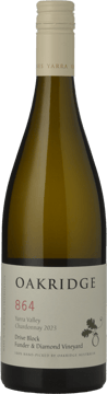 OAKRIDGE ESTATE 864 Funder & Diamond Vineyard Drive Block Chardonnay, Yarra Valley 2023 Bottle image number 0