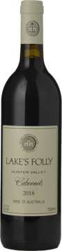 LAKE'S FOLLY Cabernets, Hunter Valley 2018 Bottle image number 0