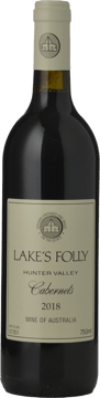 LAKE'S FOLLY Cabernets, Hunter Valley 2018 Bottle image number 0