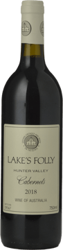 LAKE'S FOLLY Cabernets, Hunter Valley 2018 Bottle image number 0
