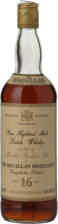 MACALLAN 16 Year Old Single Malt Scotch Whisky NV Bottle