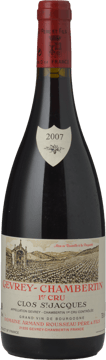 DOMAINE ARMAND ROUSSEAU Clos St Jacques 1er cru, Gevrey-Chambertin 2007 Bottle image number 0