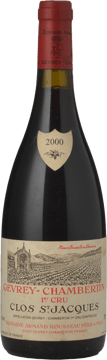 DOMAINE ARMAND ROUSSEAU Clos St Jacques 1er cru, Gevrey-Chambertin 2000 Bottle image number 0