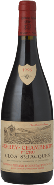 DOMAINE ARMAND ROUSSEAU Clos St Jacques 1er cru, Gevrey-Chambertin 1996 Bottle image number 0