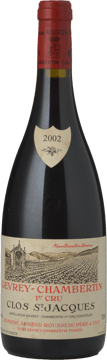 DOMAINE ARMAND ROUSSEAU Clos St Jacques 1er cru, Gevrey-Chambertin 2002 Bottle image number 0