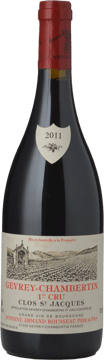 DOMAINE ARMAND ROUSSEAU Clos St Jacques 1er cru, Gevrey-Chambertin 2011 Bottle image number 0