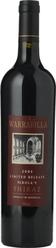 WARRABILLA Parola's Limited Release Shiraz, Rutherglen 2004 Bottle image number 0