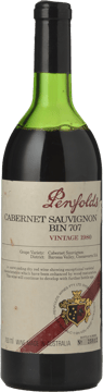PENFOLDS Bin 707 Cabernet Sauvignon, South Australia 1980 Bottle image number 0