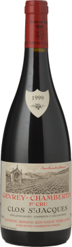 DOMAINE ARMAND ROUSSEAU Clos St Jacques 1er cru, Gevrey-Chambertin 1999 Bottle image number 0