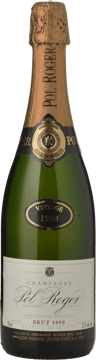 POL ROGER Brut, Champagne 1990 Bottle image number 0