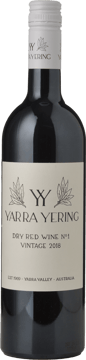 YARRA YERING Dry Red Wine No.1 Cabernets, Yarra Valley 2018 Bottle image number 0