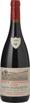 DOMAINE ARMAND ROUSSEAU Clos St Jacques 1er cru, Gevrey-Chambertin 1999 Bottle image number 0