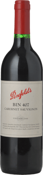 PENFOLDS Bin 407 Cabernet Sauvignon, South Australia 2000 Bottle image number 0