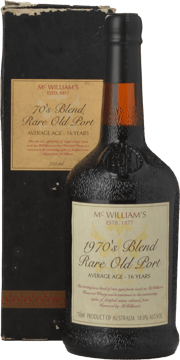MCWILLIAM'S 1970's Blend Rare Old Port, New South Wales NV Bottle image number 0