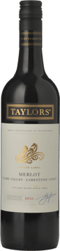 TAYLORS WINES Estate Label Merlot, Clare Valley, Limestone Coast 2021 Bottle image number 0