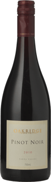 OAKRIDGE WINES Pinot Noir, Yarra Valley 2010 Bottle image number 0