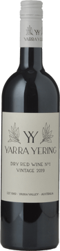 YARRA YERING Dry Red Wine No.1 Cabernets, Yarra Valley 2019 Bottle image number 0