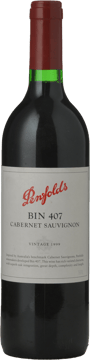 PENFOLDS Bin 407 Cabernet Sauvignon, South Australia 1999 Bottle image number 0