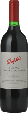 PENFOLDS Bin 407 Cabernet Sauvignon, South Australia 2000 Bottle image number 0