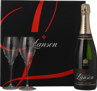 LANSON Black Label 2 Glass Set, Champagne NV Set image number 0