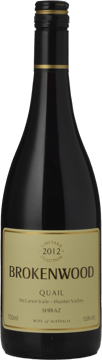 BROKENWOOD WINES Quail Shiraz, Hunter Valley & McLaren Vale 2012 Bottle image number 0