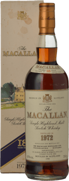 MACALLAN 18 Year Old Single Malt 43% ABV, Speyside 1972 Bottle image number 0