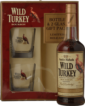 WILD TURKEY Straight Kentucky 43.4% ABV 2 Glass Gift Pack, Kentucky NV Set image number 0