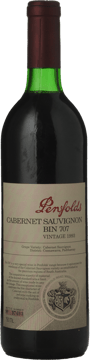 PENFOLDS Bin 707 Cabernet Sauvignon, South Australia 1993 Bottle image number 0
