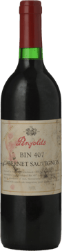 PENFOLDS Bin 407 Cabernet Sauvignon, South Australia 1998 Bottle image number 0