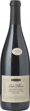 PATRITTI WINES Lot Three Shiraz, McLaren Vale 2018 Bottle image number 0