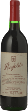 PENFOLDS Bin 58 Cabernet, Kalimna 1961 Bottle image number 0