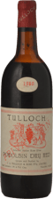 TULLOCHS Private Bin Pokolbin Dry Red Shiraz, Hunter Valley 1968 Bottle