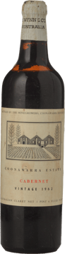 WYNNS COONAWARRA ESTATE Cabernet Sauvignon, Coonawarra 1962 Bottle image number 0